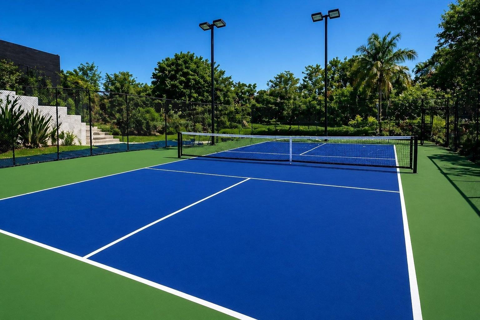 Pickleball Court Construction: Flooring, Dimensions and Materials